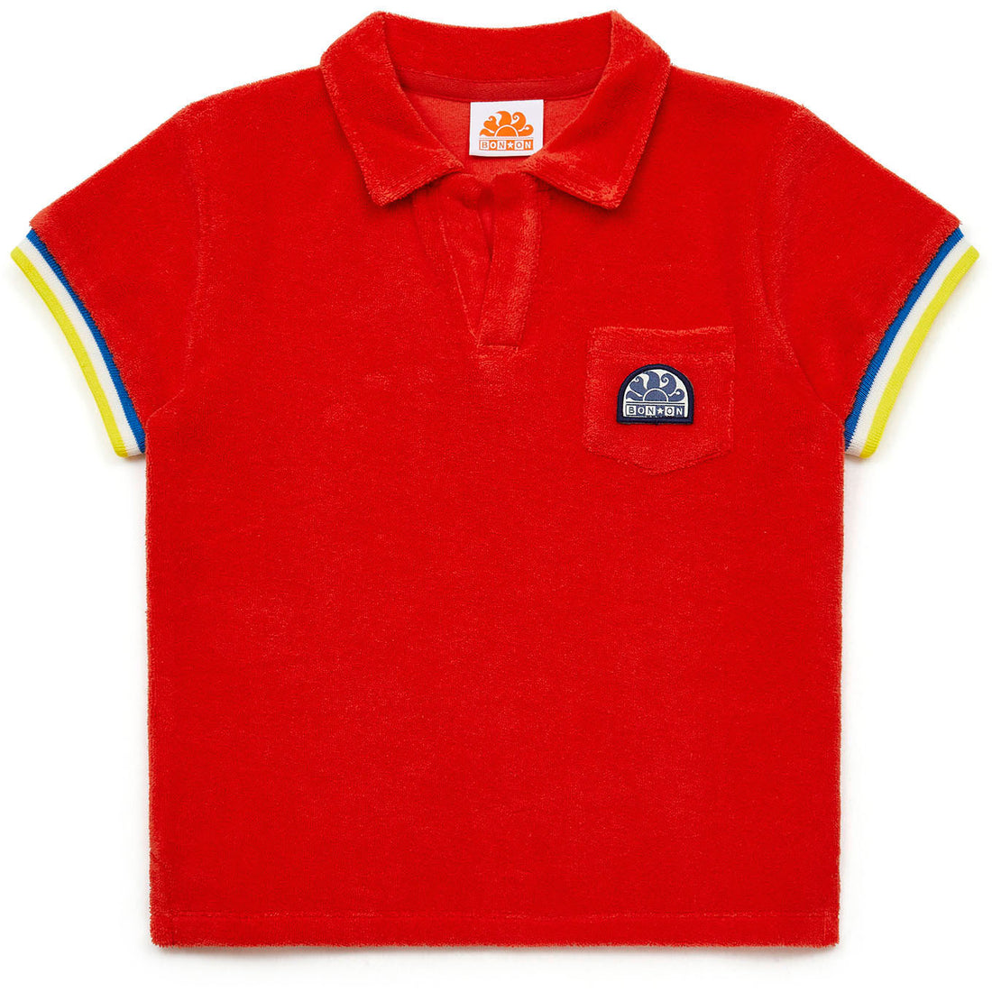 Bonton Red Terry Polo