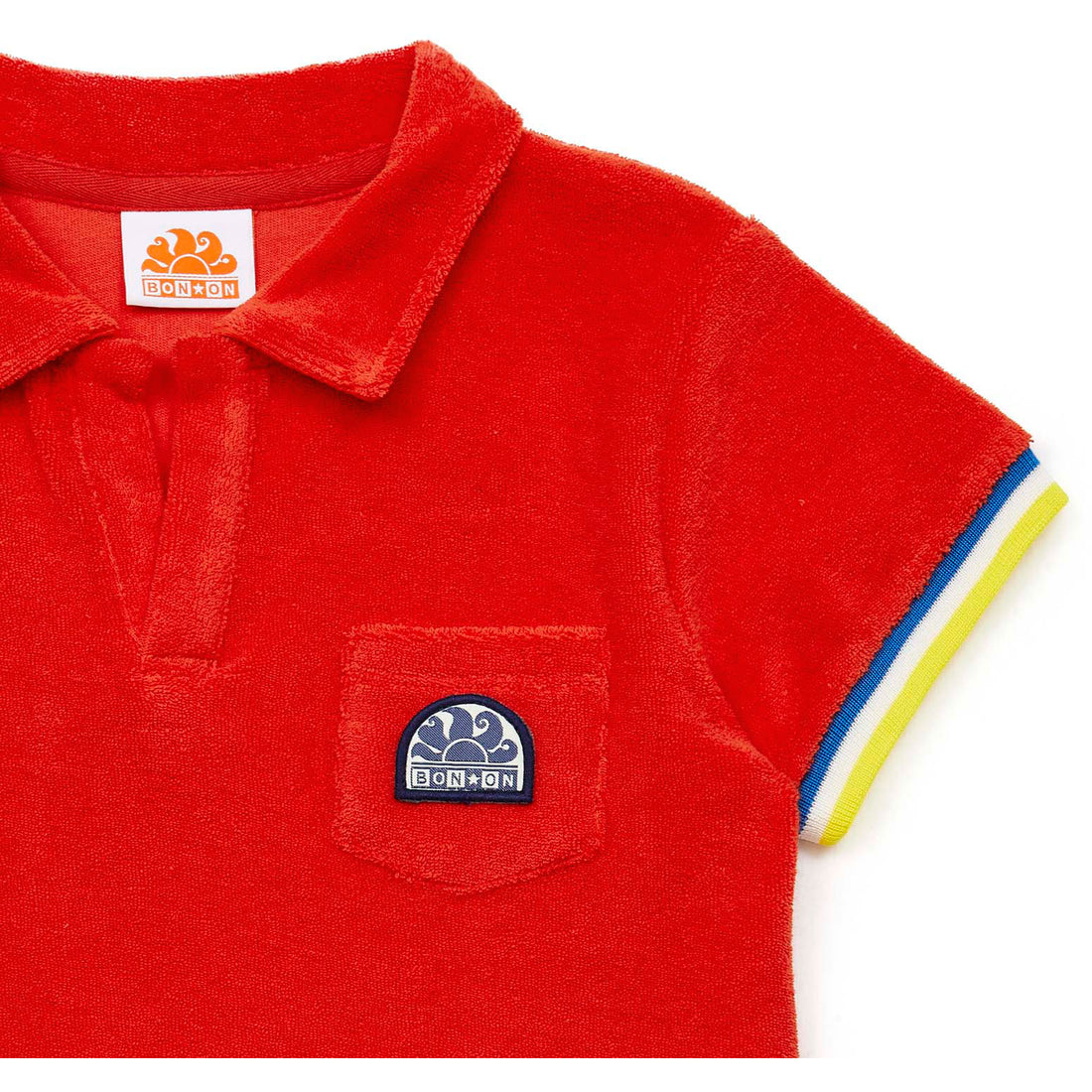 Bonton Red Terry Polo