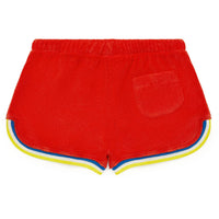 Bonton Red Terry Shorts