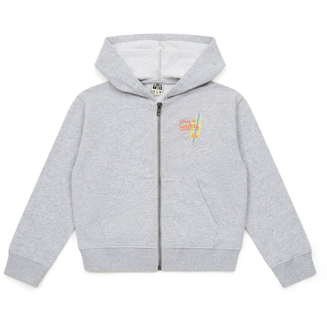 Bonton Grey Surfer Zip-up