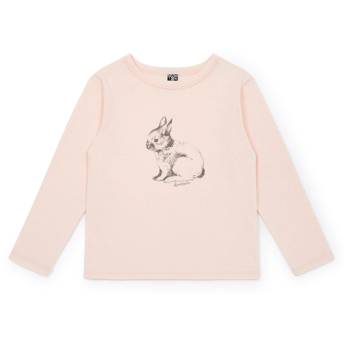 Bonton Shell Pink Rabbit Tee