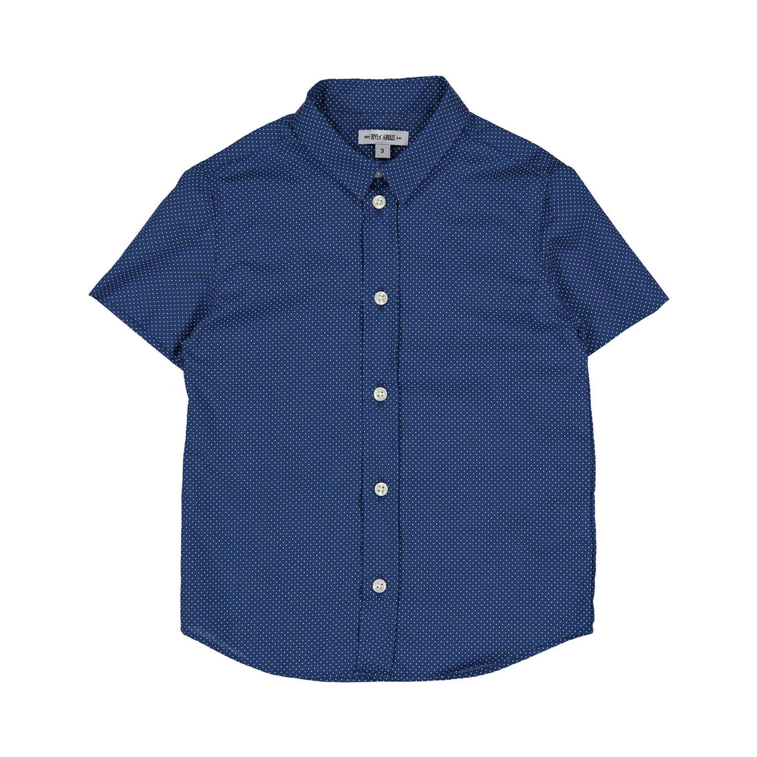 Boys and Arrows Blue Dots All Over Short Sleeve Shirt