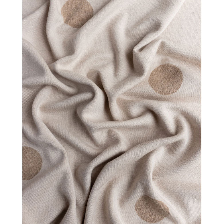 Hvid Off White/Sand Edie Blanket