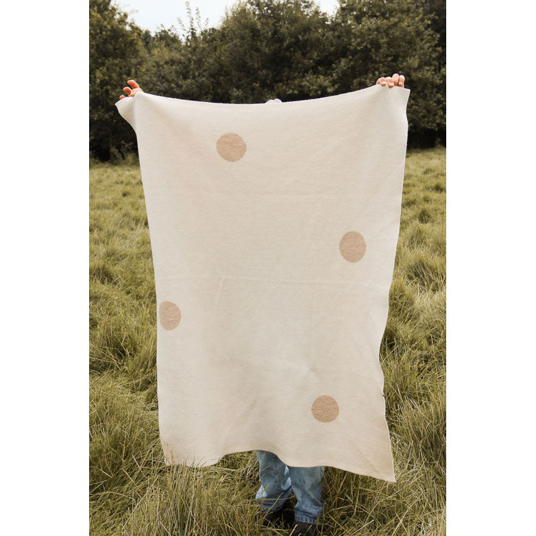 Hvid Off White/Sand Edie Blanket