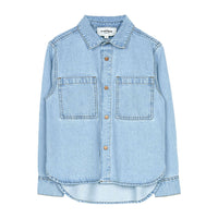 Finger in the Nose Enara Bleached Blue Long Sleeve Shirt
