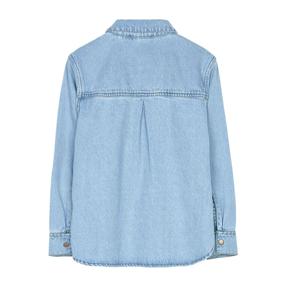 Finger in the Nose Enara Bleached Blue Long Sleeve Shirt
