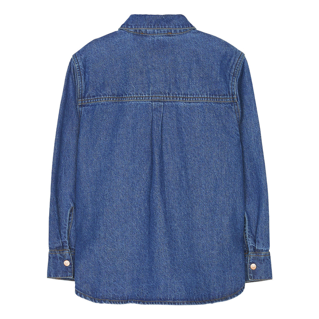 Finger in the Nose Enara Blue Denim Long Sleeve Shirt