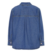 Finger in the Nose Enara Blue Denim Long Sleeve Shirt