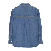 Finger in the Nose Enara Blue Denim Long Sleeve Shirt
