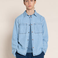 Finger in the Nose Enara Bleached Blue Long Sleeve Shirt
