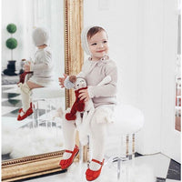 Age of Innocence Red Leather Ellen Mary Janes