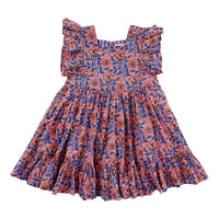 Pink Chicken Chrysthanium Floral Elsie Dress