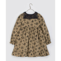 Little Cotton Clothes Floral Rose Cord Elvie Dress