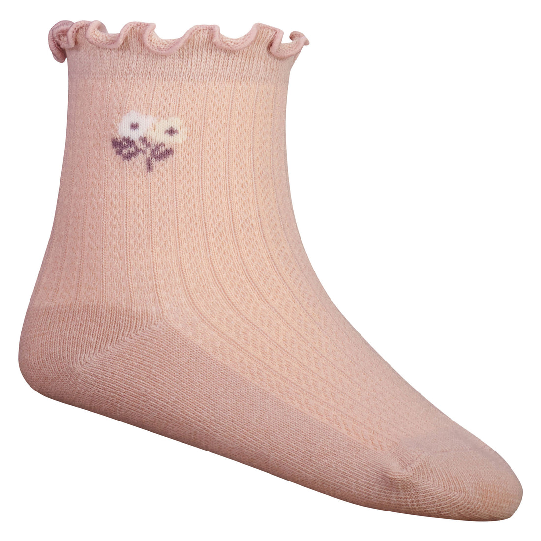 Jamie Kay Emilia Frill Ankle Sock - Dusky Rose