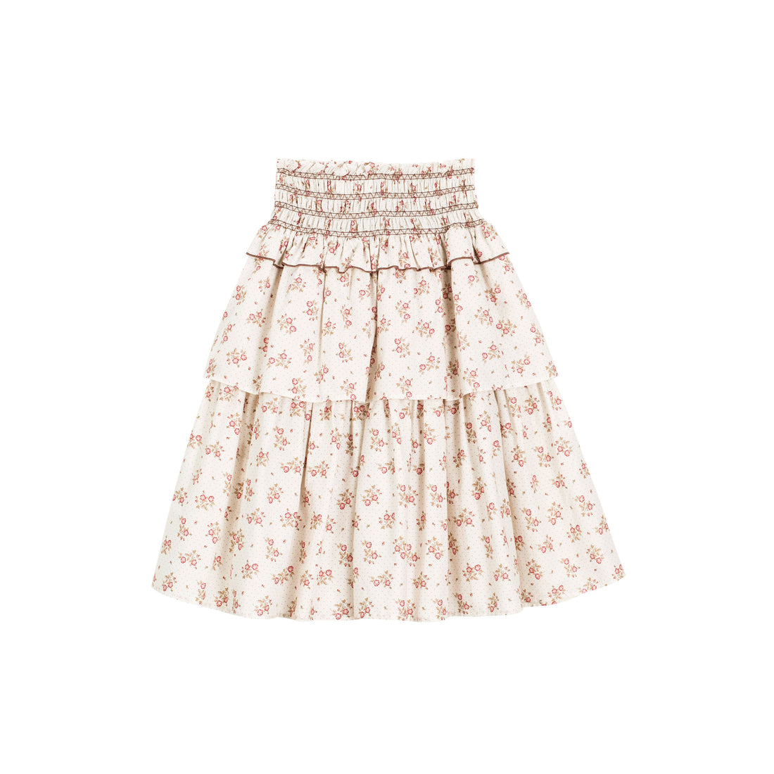 Cera una volta Pink Flower Eva Skirt