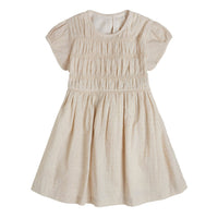 Little Cotton Clothes Oat Organic Swiss Dot Evelyn Dress