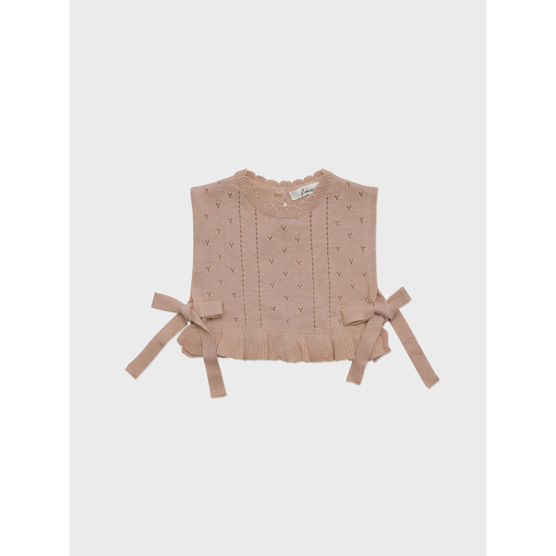 Louisiella Baby Davian Knit Vest- Pink