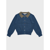 Louisiella Abel Knit Cardigan- Blue