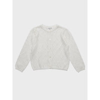 Louisiella Bellute Knit Cardigan- Vanilla White