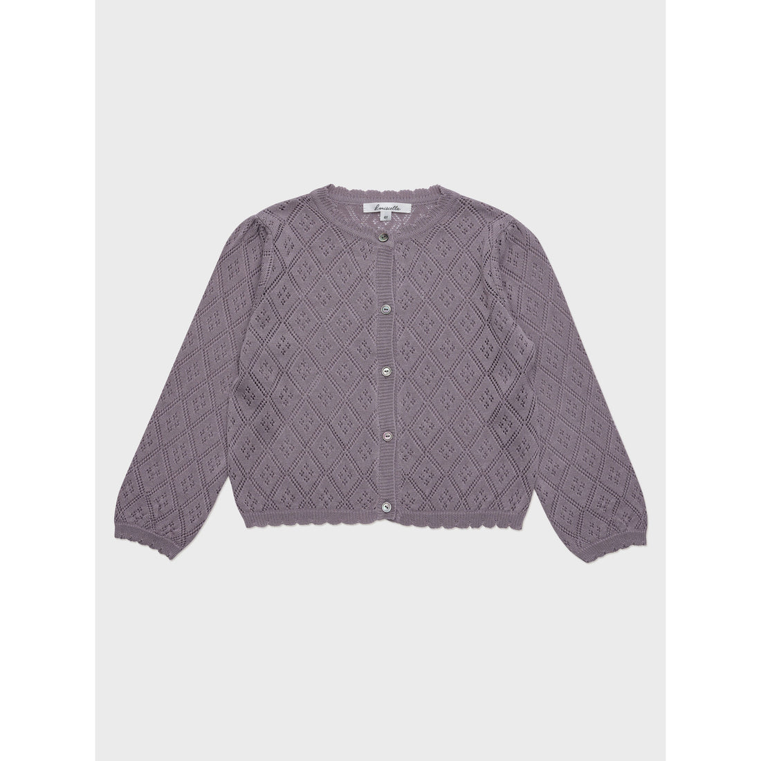 Louisiella Bellute Knit Cardigan- Violet