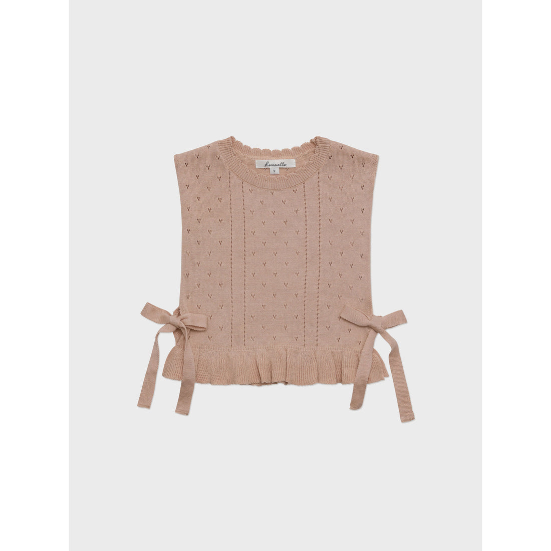 Louisiella Davian Knit Vest- Pink