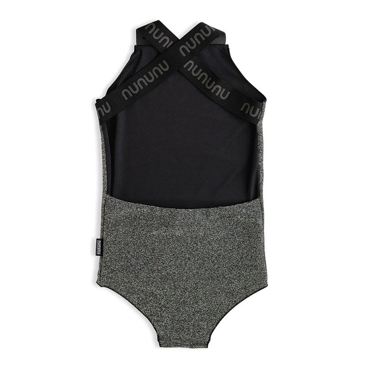 NUNUNU Sprinkle Silver Sporty Swimsuit
