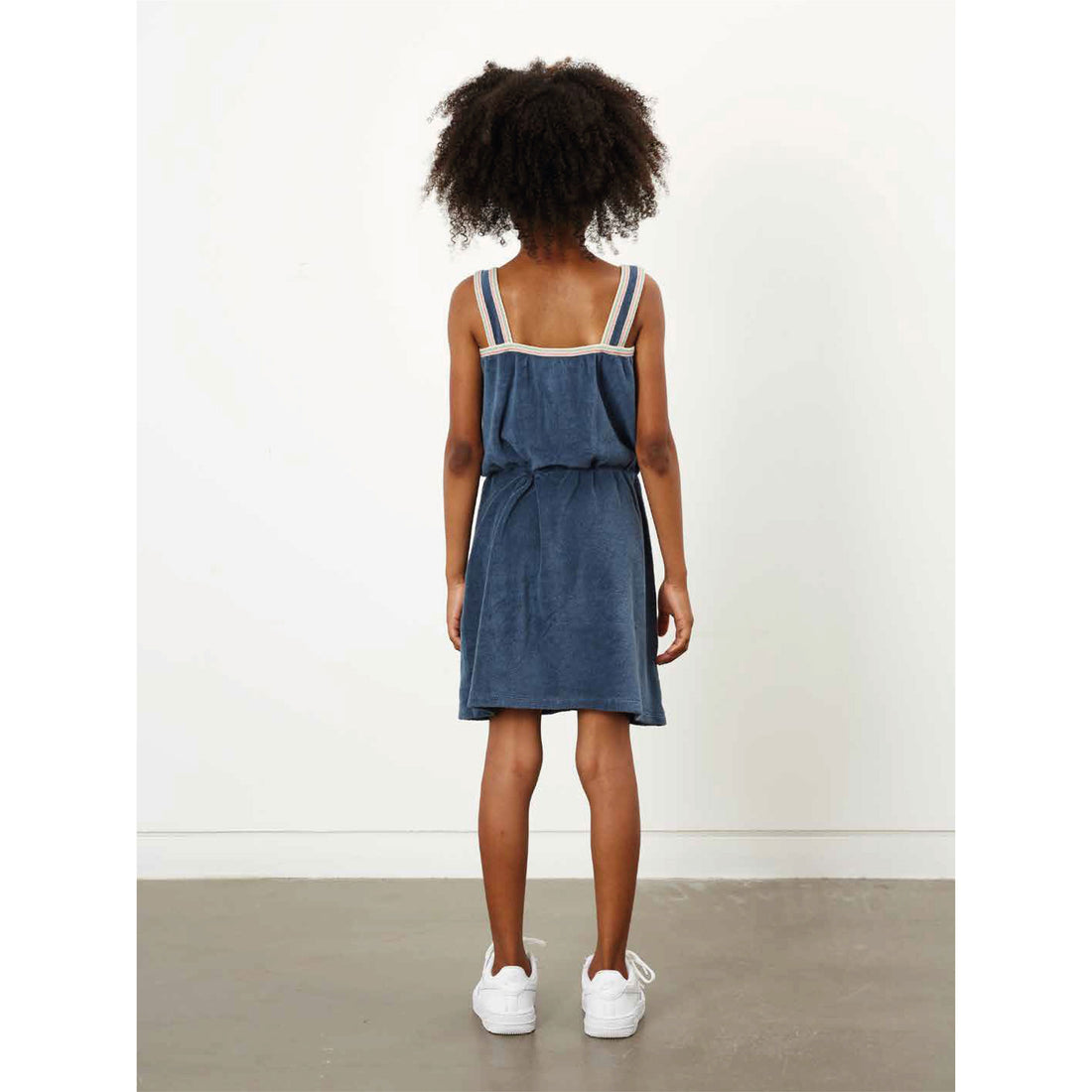 Hundred Pieces Marled Blue Coolifornia Terry Dress