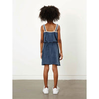 Hundred Pieces Marled Blue Coolifornia Terry Dress