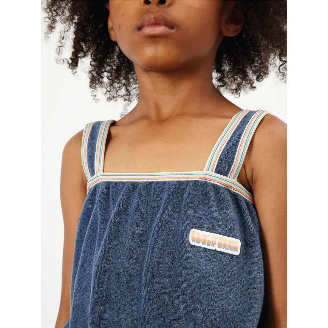 Hundred Pieces Marled Blue Coolifornia Terry Dress