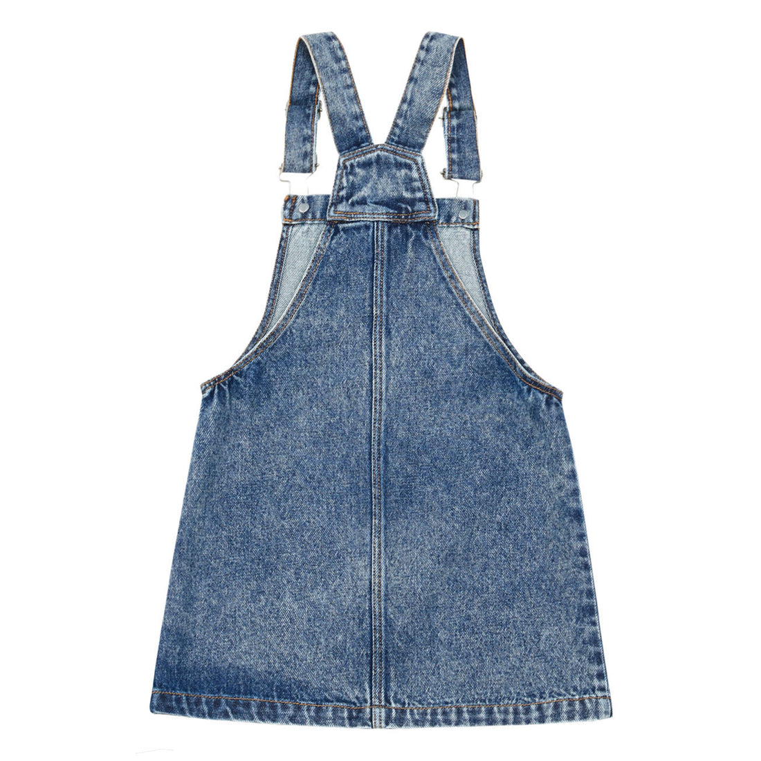 Hundred Pieces Denim Pinafore Dress