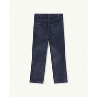 The Animals Observatory Deep Blue Logo Porcupine Trousers
