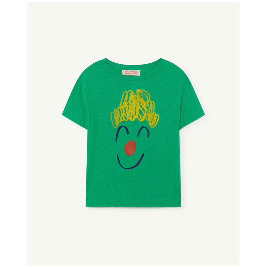 The Animals Observatory Green Clown Rooster T-Shirt