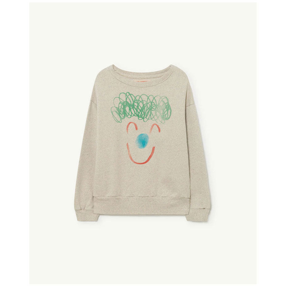 The Animals Observatory White Clown Bear Sweatshirt