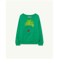 The Animals Observatory Green Clown Bear Sweatshirt