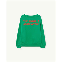 The Animals Observatory Green Clown Bear Sweatshirt