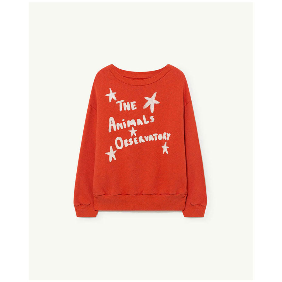 The Animals Observatory Red The Animals Star Bear Sweatshirt