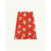 The Animals Observatory Red White Stars Sparrow Skirt