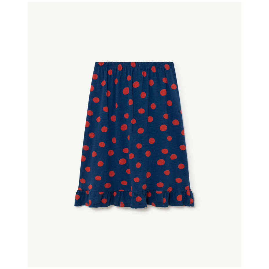 The Animals Observatory Blue Red Dot Sparrow Skirt