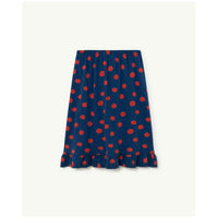 The Animals Observatory Blue Red Dot Sparrow Skirt