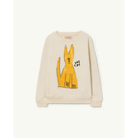 The Animals Observatory White Cat Bear Sweatshirt