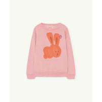 The Animals Observatory Pink Rabbit Bear Kids Sweatshirt