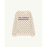 The Animals Observatory Pink Flow Bear Kids Sweatshirt