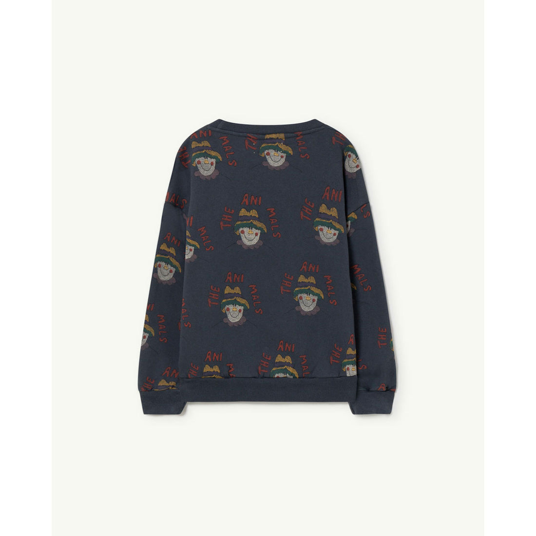 The Animals Observatory Blue Boy Faces Bear Sweatshirt
