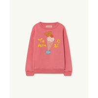 The Animals Observatory Pink Ice Cream Bear Sweatshirt