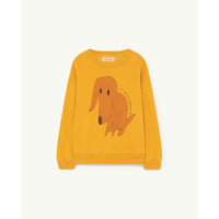 The Animals Observatory Yellow Dog Bear Kids Sweatshirt