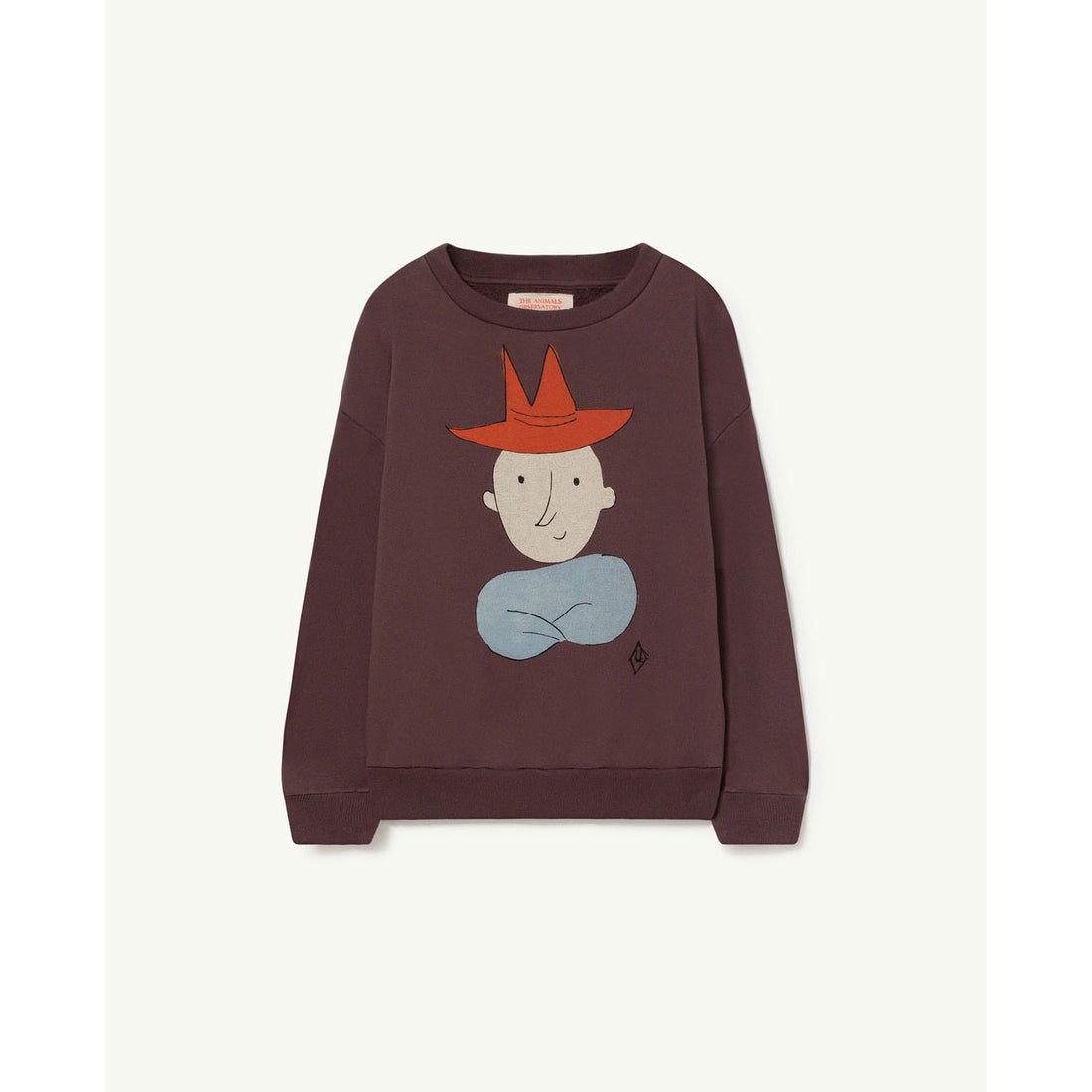 The Animals Observatory Brown Boy Bear Sweatshirt