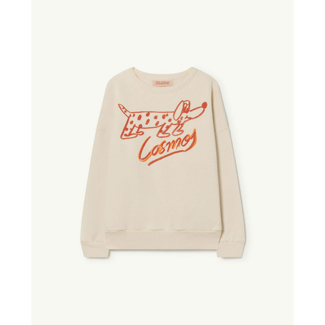 The Animals Observatory White Dog Cosmos Big Bear Sweatshirt