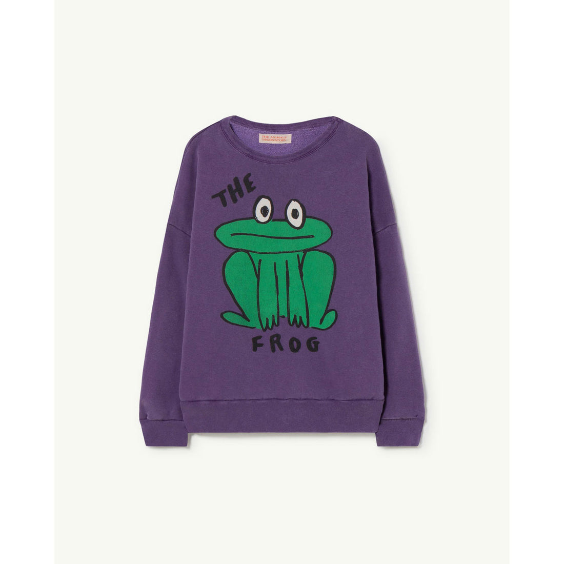 The Animals Observatory Purple Frog Big Bear Sweatshirt