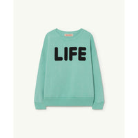 The Animals Observatory Turquoise Life Big Bear Sweatshirt