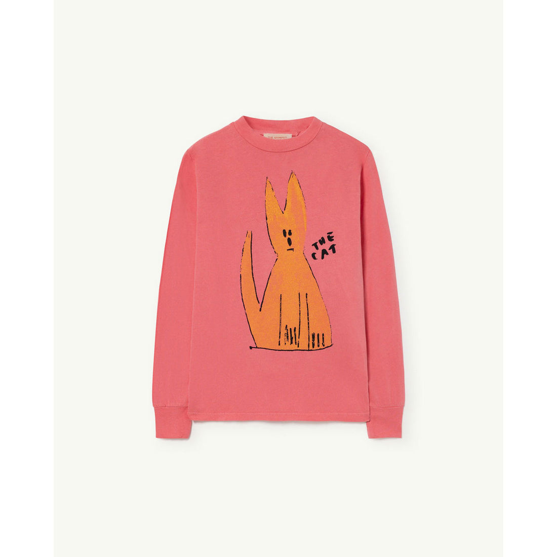 The Animals Observatory Pink Cat Dog T-Shirt